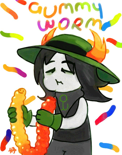 best of Gummy worms chewing