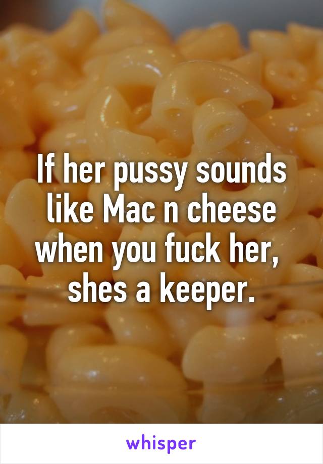 Sounds like macaroni