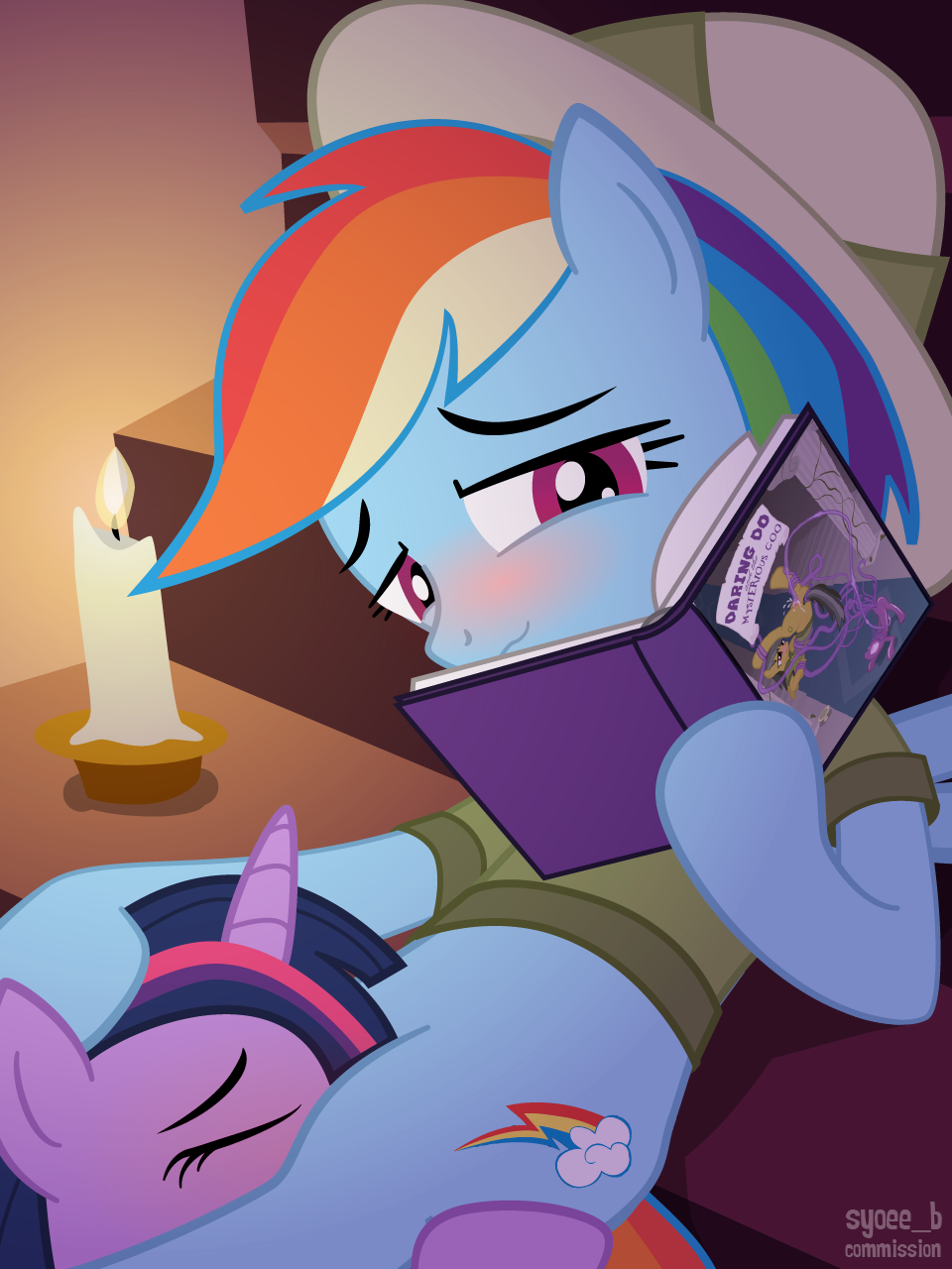 The E. reccomend rainbow dash twilight sparkle licking