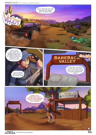 Bareback valley comic