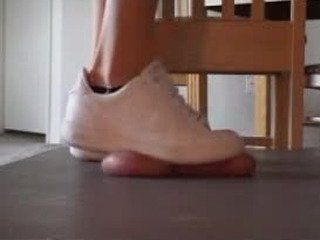 Girls sneakers fetish converse cock trampling