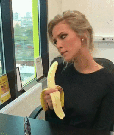 Hermes reccomend banana pussy give blowjob play with