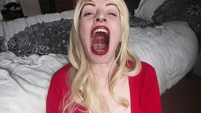 Playing with Asian girl's uvula 3.