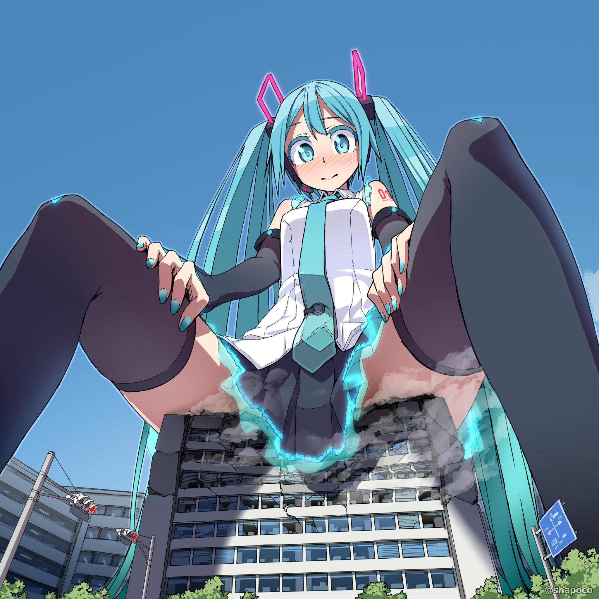 Giantess touhou alice boring tower