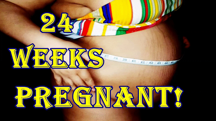 Thick Big Boob BBW Shows Off 12 Week Pregnant Body FULL CLIP.