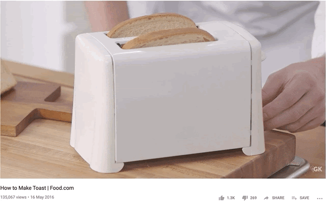 White L. reccomend loaf bread crush