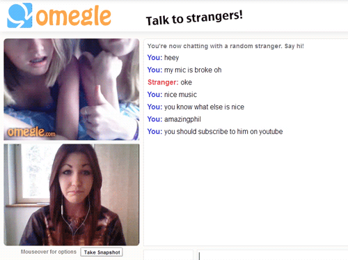 Sexy omegle girl loves cock