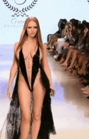 best of Catwalk sexy topless fashion models stunning