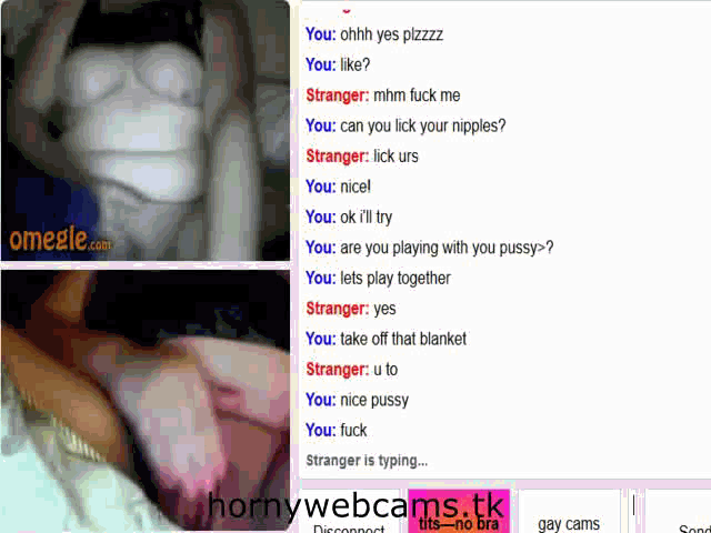 Omegle sexy hairy plays game