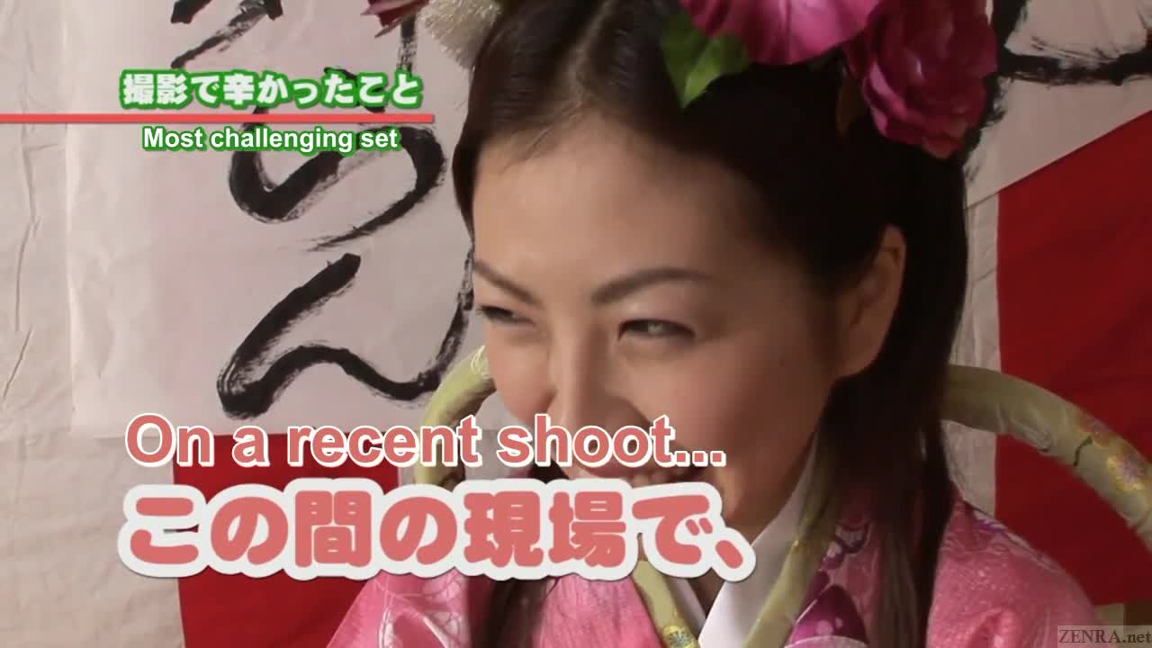 Subtitled japanese star monbu uncensored blowjob