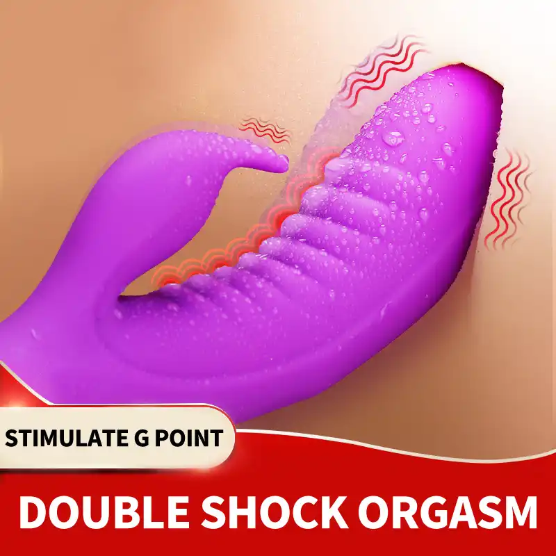 Flexible blushfun clitoral spot dildo vibrator