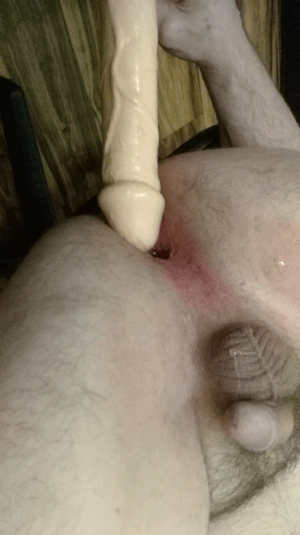 best of Chair fucking myself dildo with black