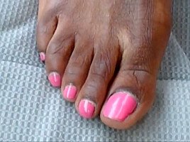 best of Toes pink jamaican ebony goddess shadean