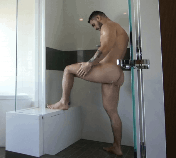 best of Workout post shower showing muscle