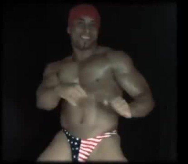 Ricardo milos stripping sexy black
