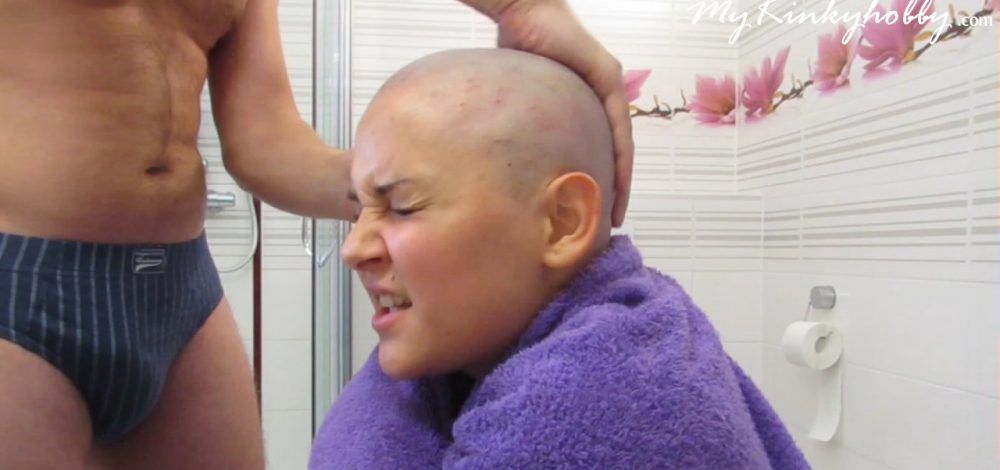 Sexy bald headshave