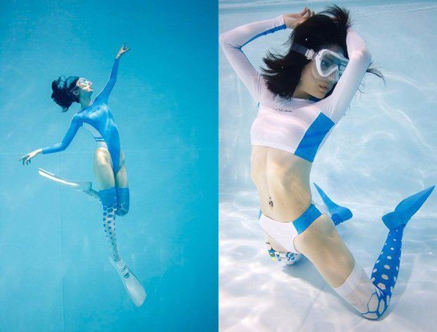 Punkin reccomend swimsuit scuba underwater models